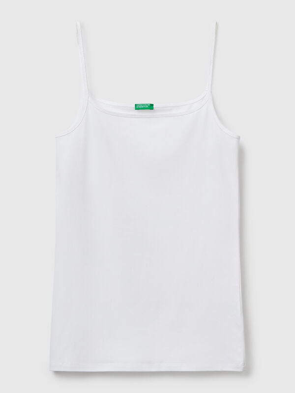 Canotta in cotone stretch Donna