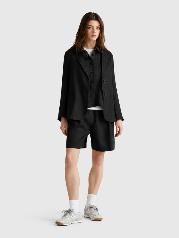 Bermuda 100% lino Donna