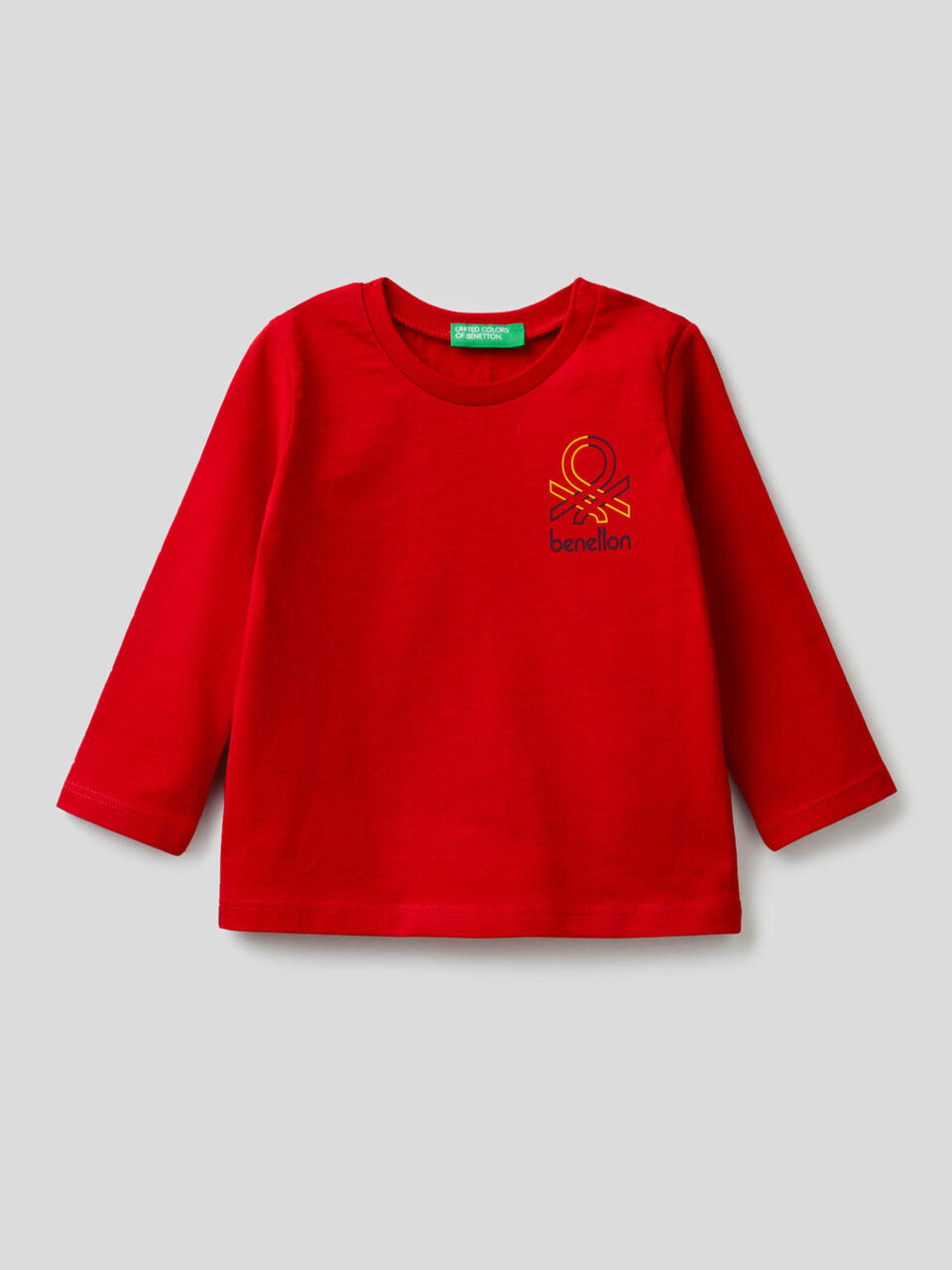 T-shirt manches longues en coton bio image number 1