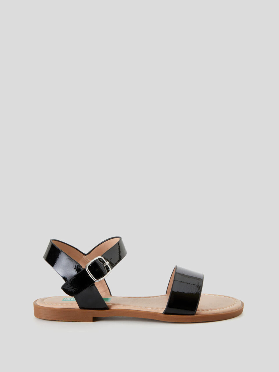 Flat sandals with strap image number 1