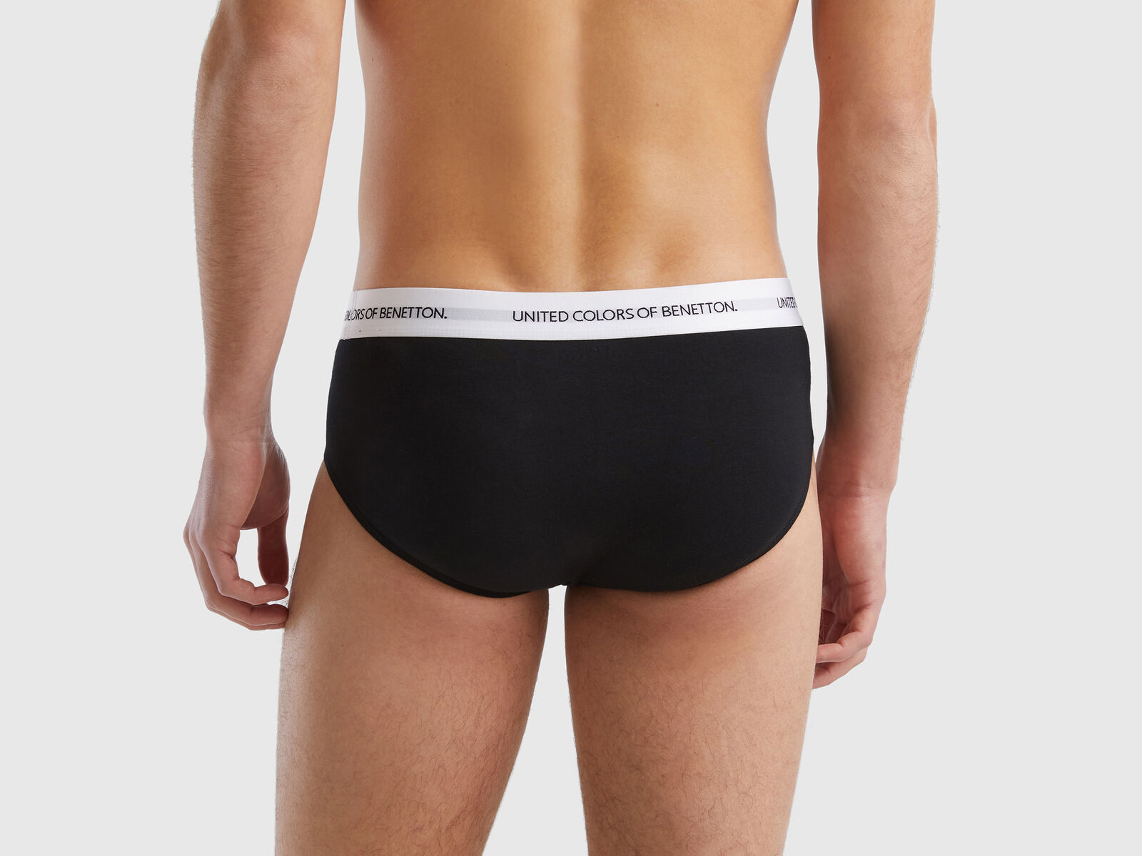 Underwear in stretch organic cotton - Black