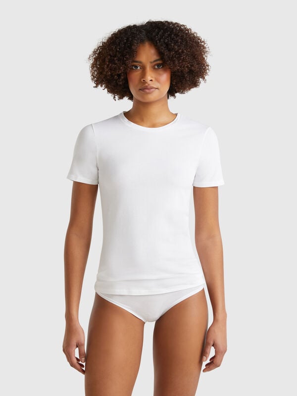 Super stretch cotton t-shirt Women