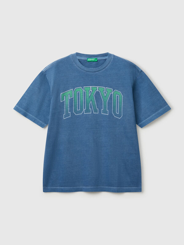 T-Shirt mit Vorder- und Rückseitendruck Jungen
