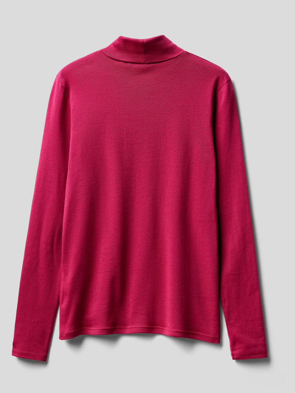 T-shirt a manica lunga con collo alto image number 2