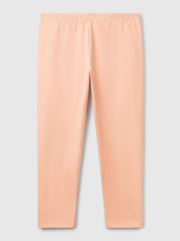 Stretch cotton leggings Junior Girl