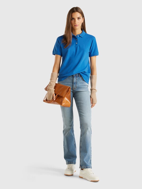 Bootcut-Jeans aus Baumwollmischung Damen