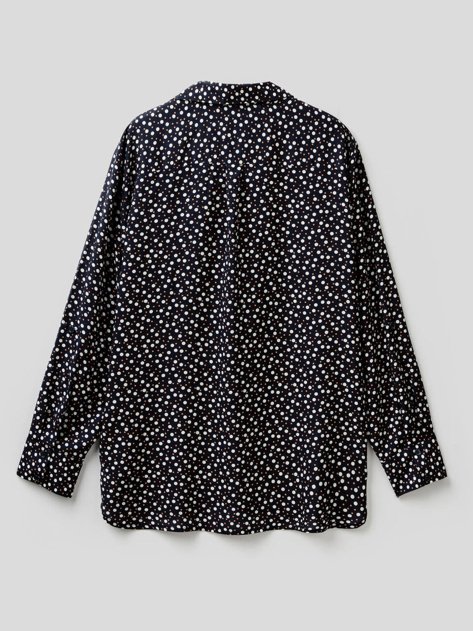 Camicia fluida stampa fantasia image number 2