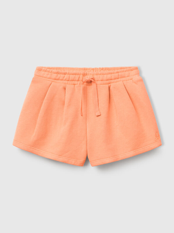 Short en molleton de coton Filles