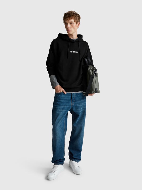 Hoodie mit Print Herren
