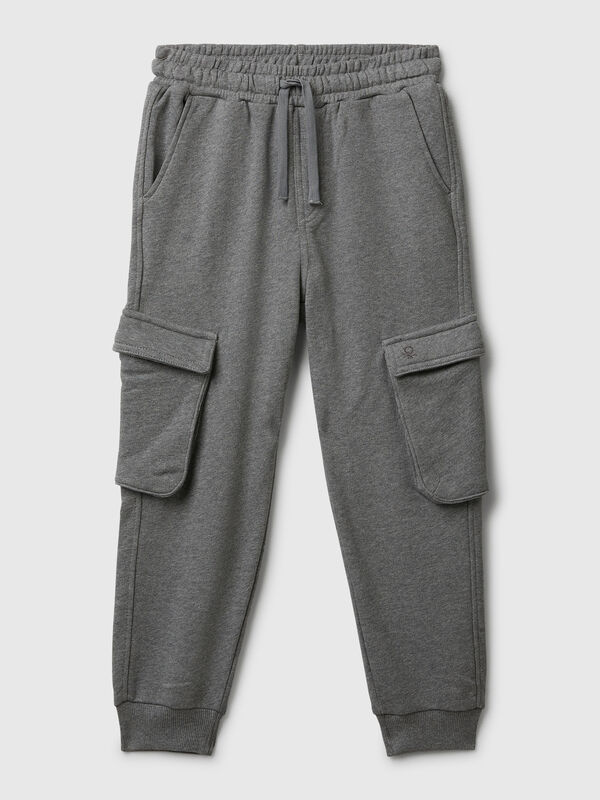 Cargo-Jogginghose aus Fleece Jungen