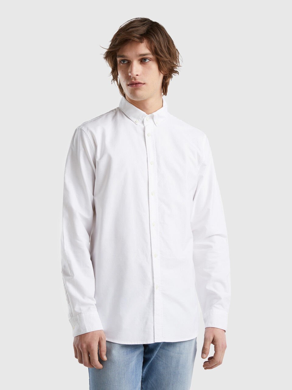 Slim fit shirt in 100% cotton