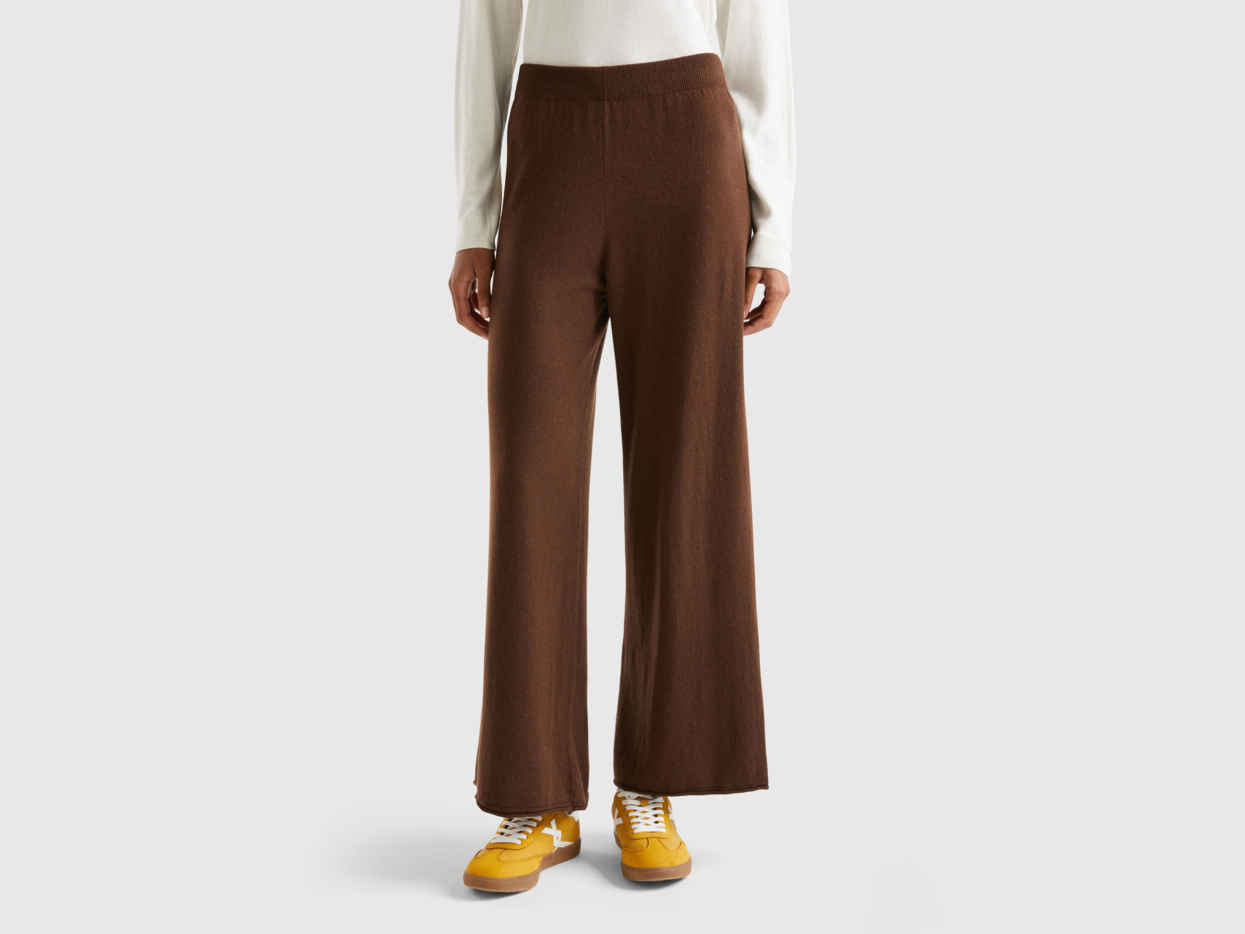 Pantaloni cashmere benetton online