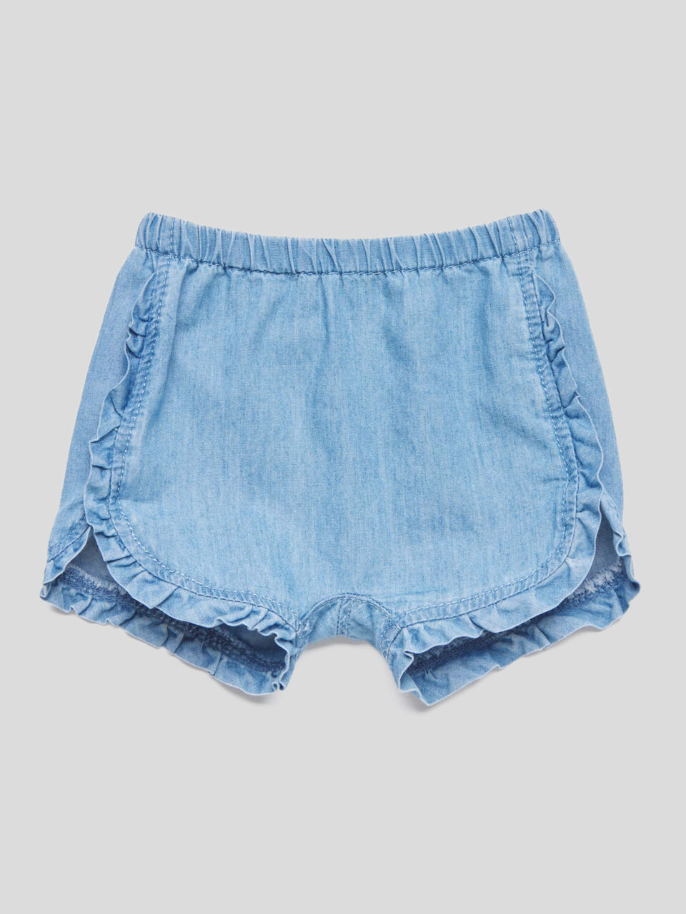 Shorts con rouches image number 1