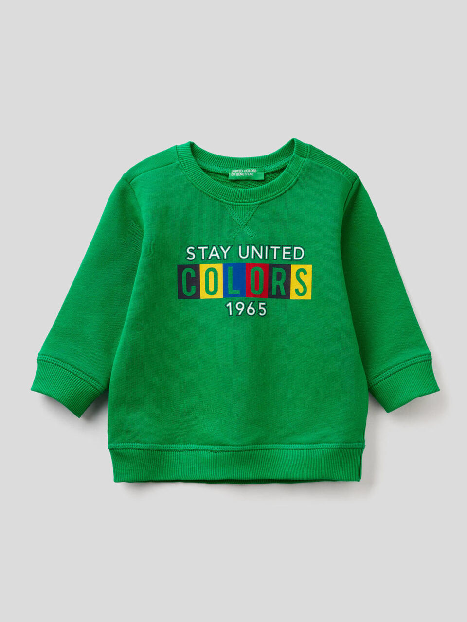 Organic cotton sweatshirt with print image number 1