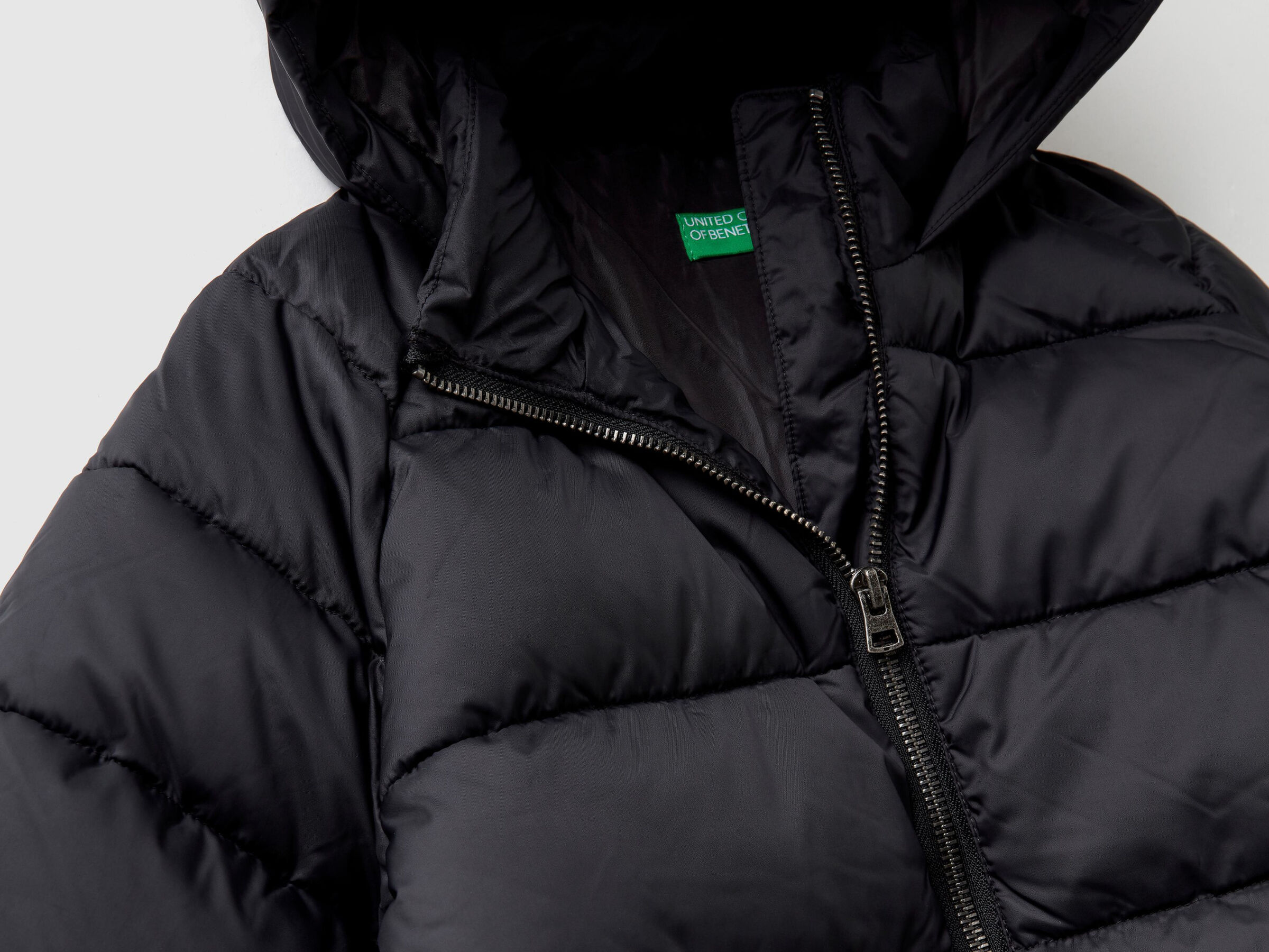 Lange Jacke mit Kapuze image number null