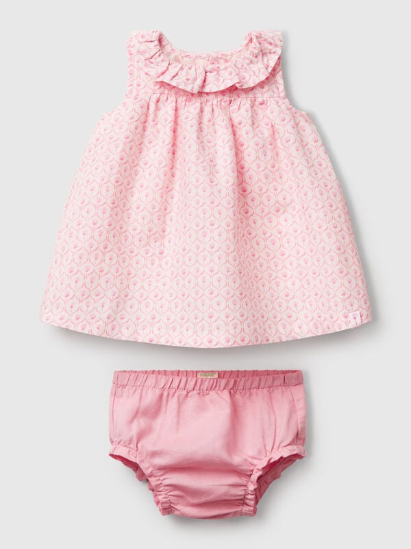 Dress with ruffled collar New Born (0-18 months)