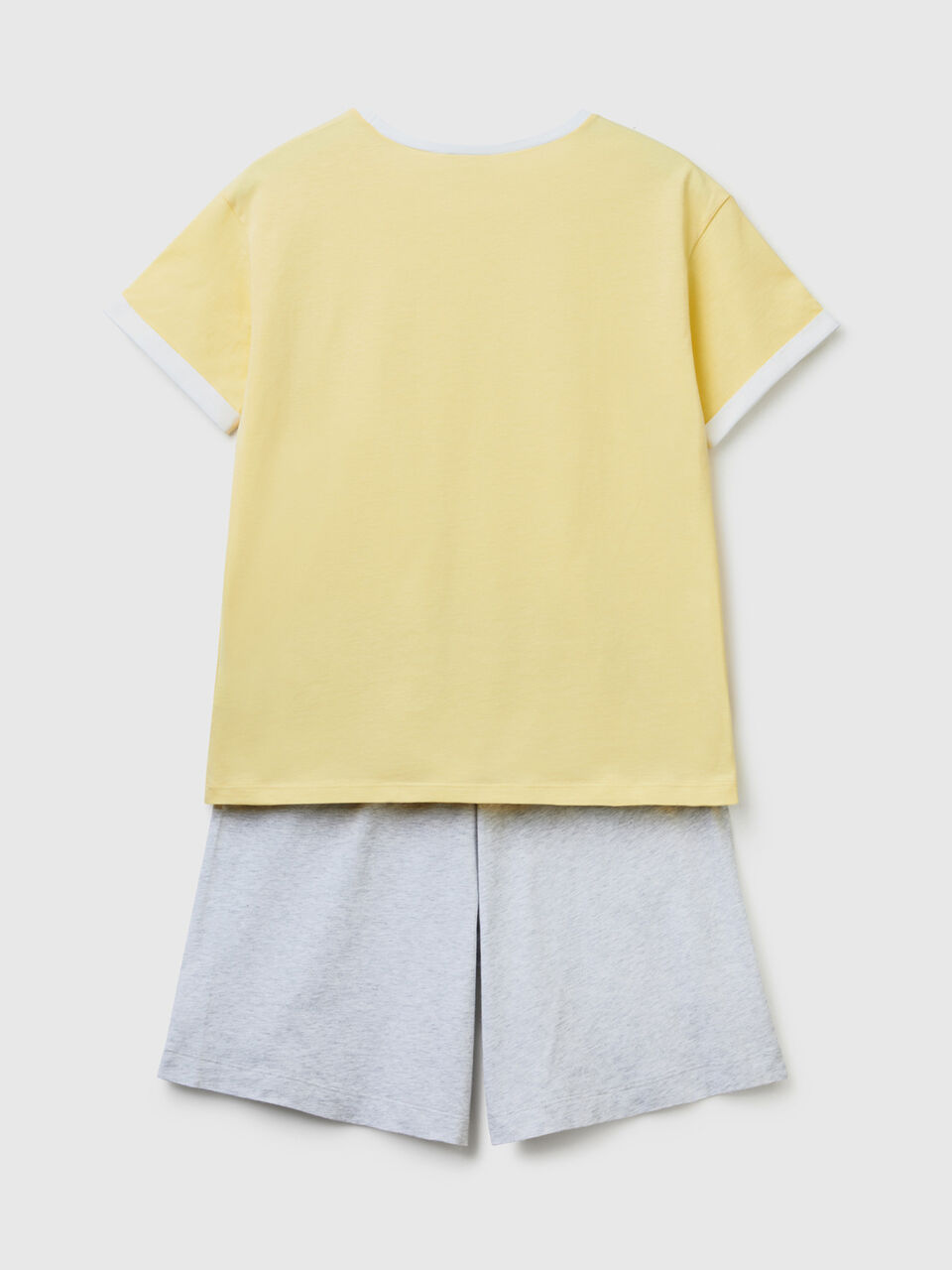 Short pyjamas in long fiber cotton image number 2