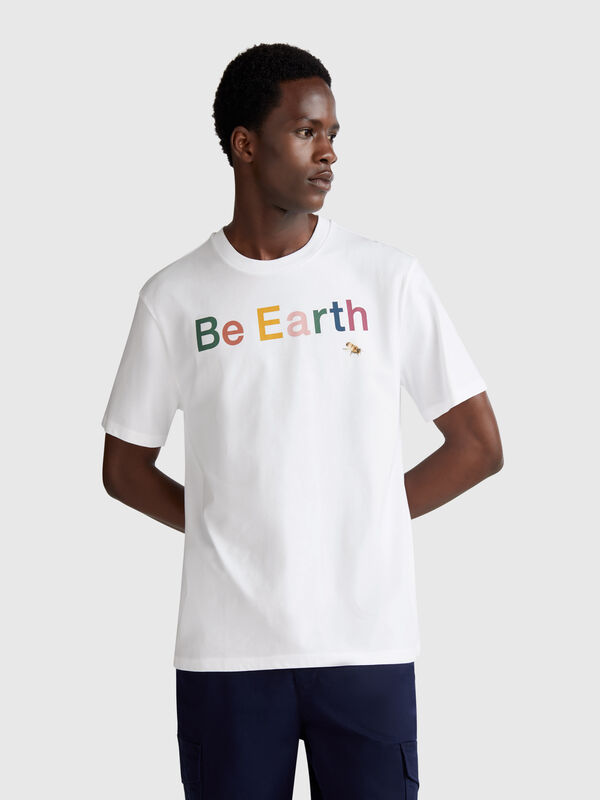 T-shirt avec imprimé photographique Homme