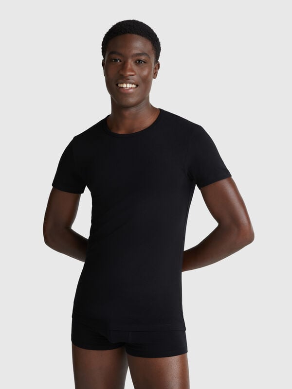 T-Shirt aus elastischer Baumwolle Herren