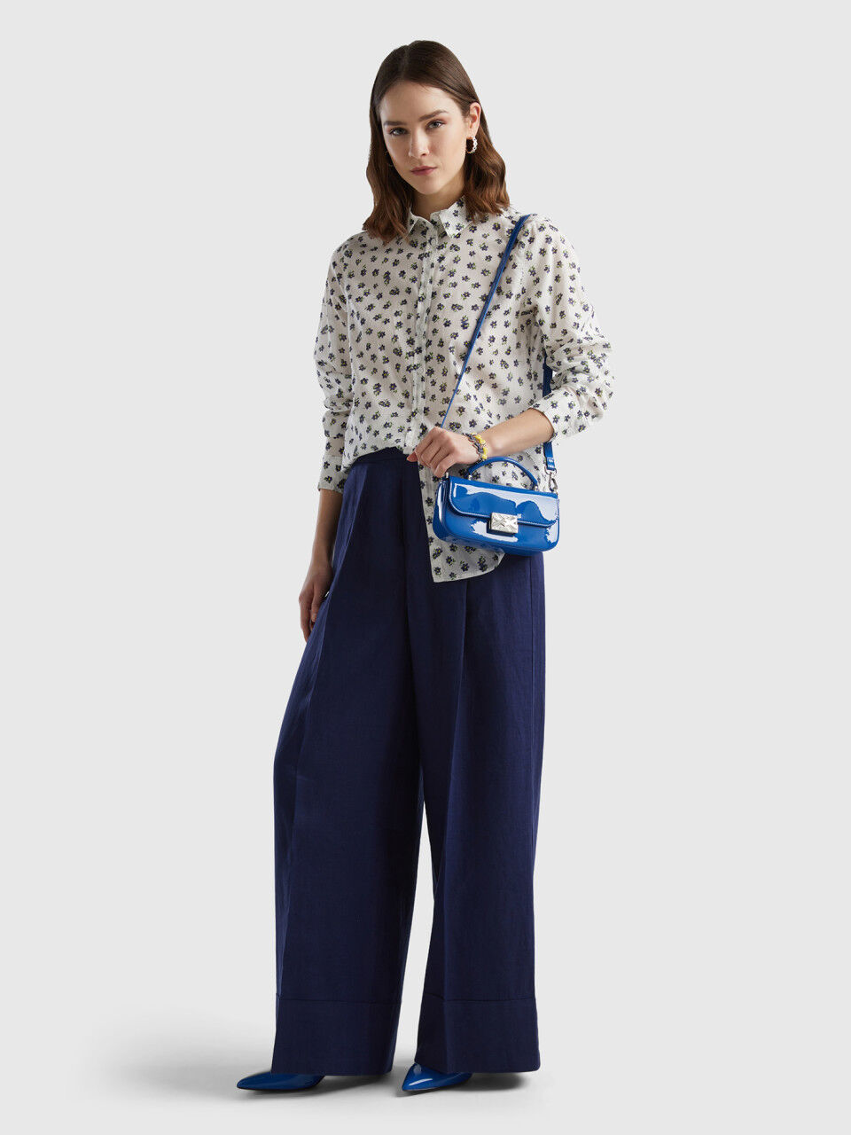 Benetton best sale pantaloni lino