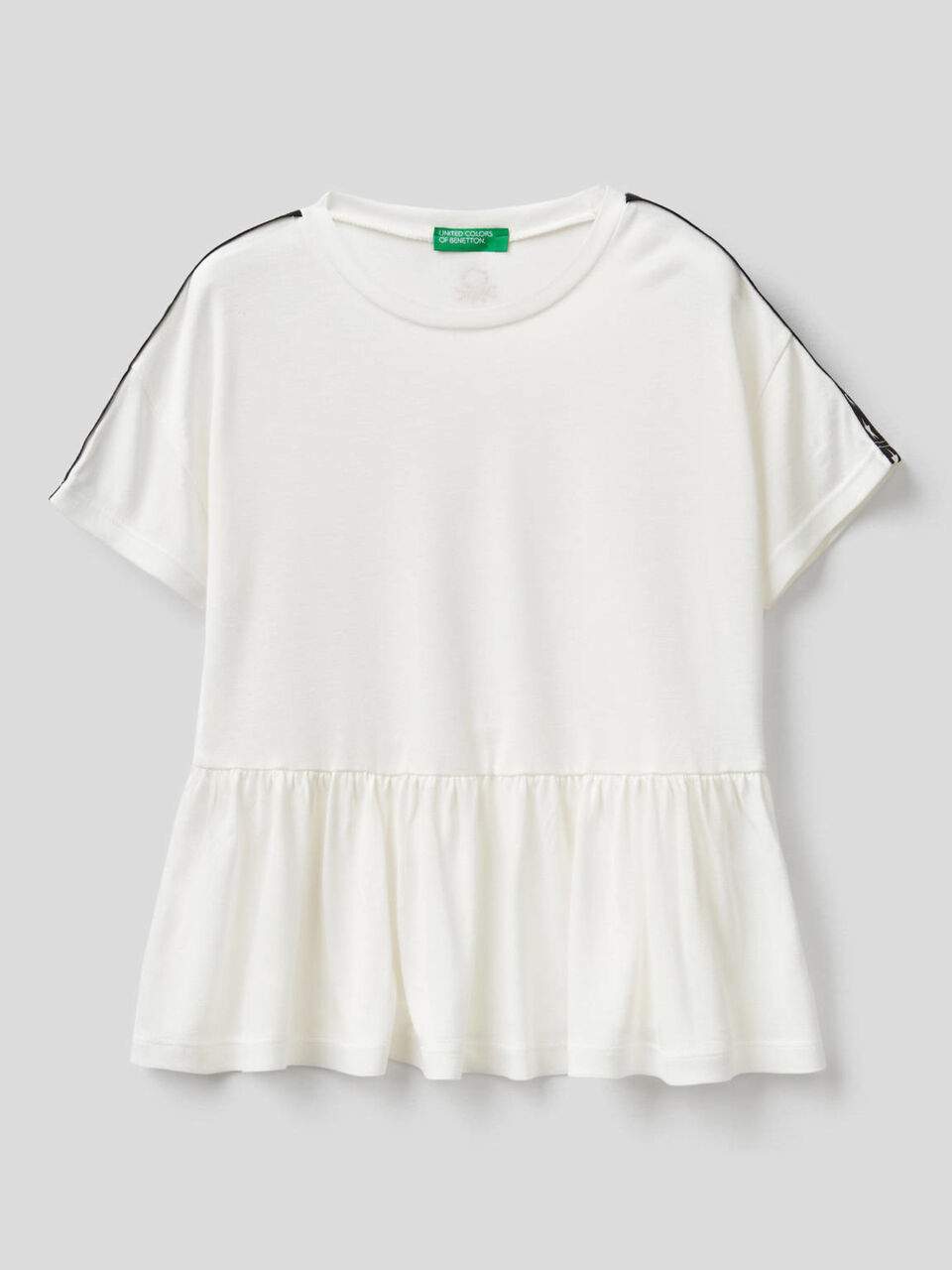 T-shirt large avec volant image number 1