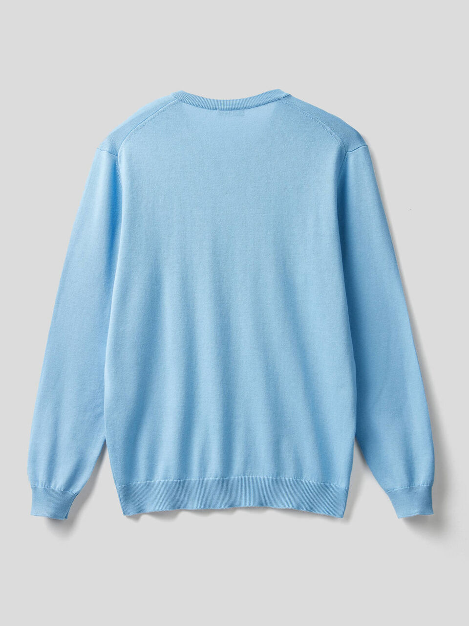 Pullover aus reiner Baumwolle mit V-Ausschnitt image number null
