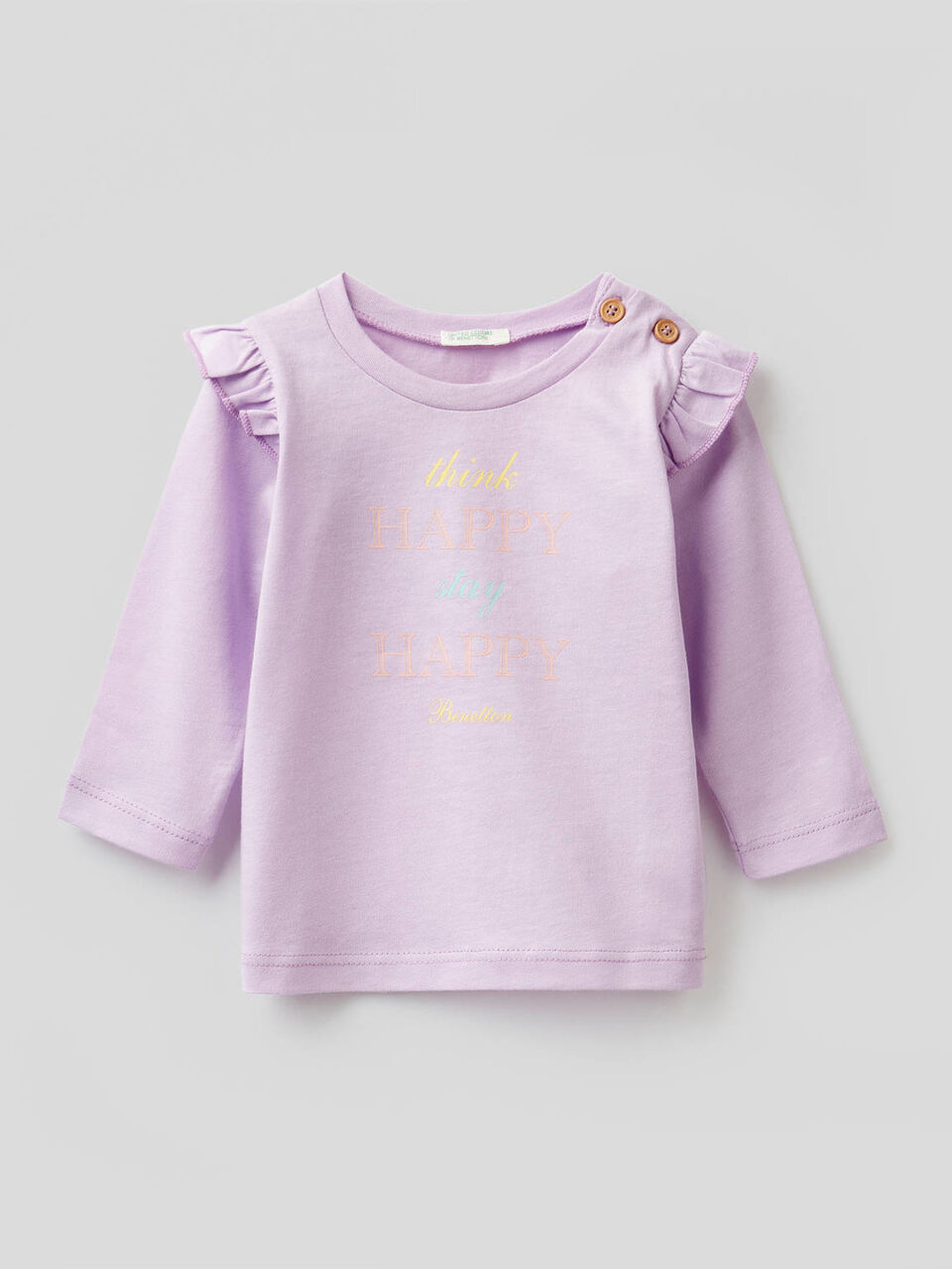 Long sleeve t-shirt with flaps image number 1