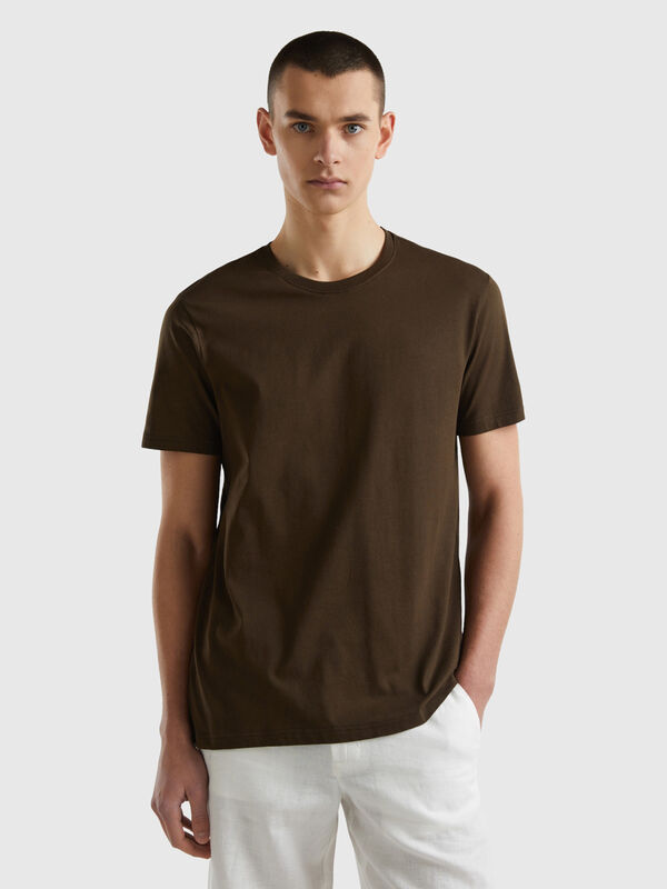 T-shirt marrone mogano Uomo