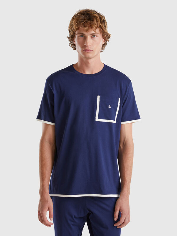 T-shirt à petite poche Homme