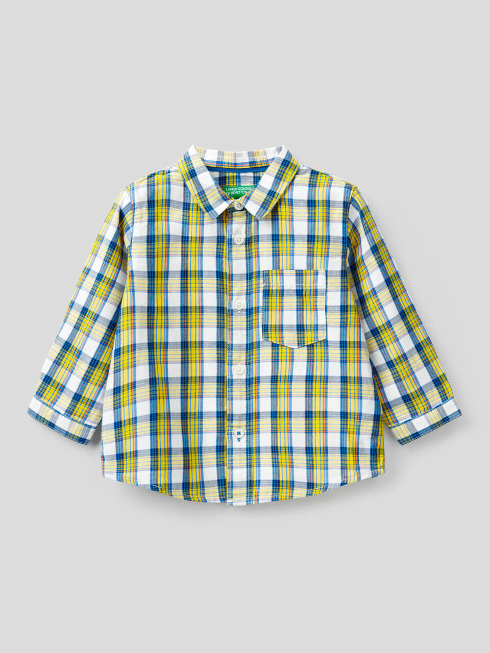 100% cotton check shirt image number 1