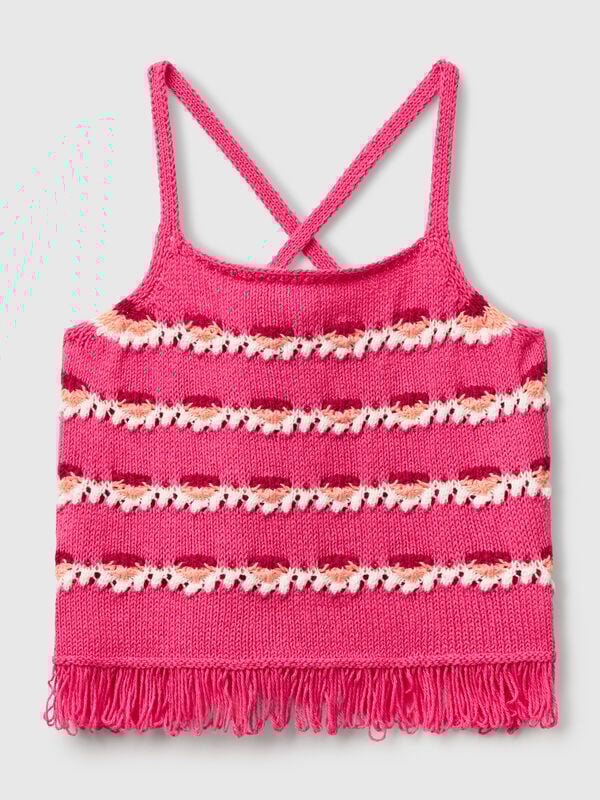 Haut au point de crochet Filles