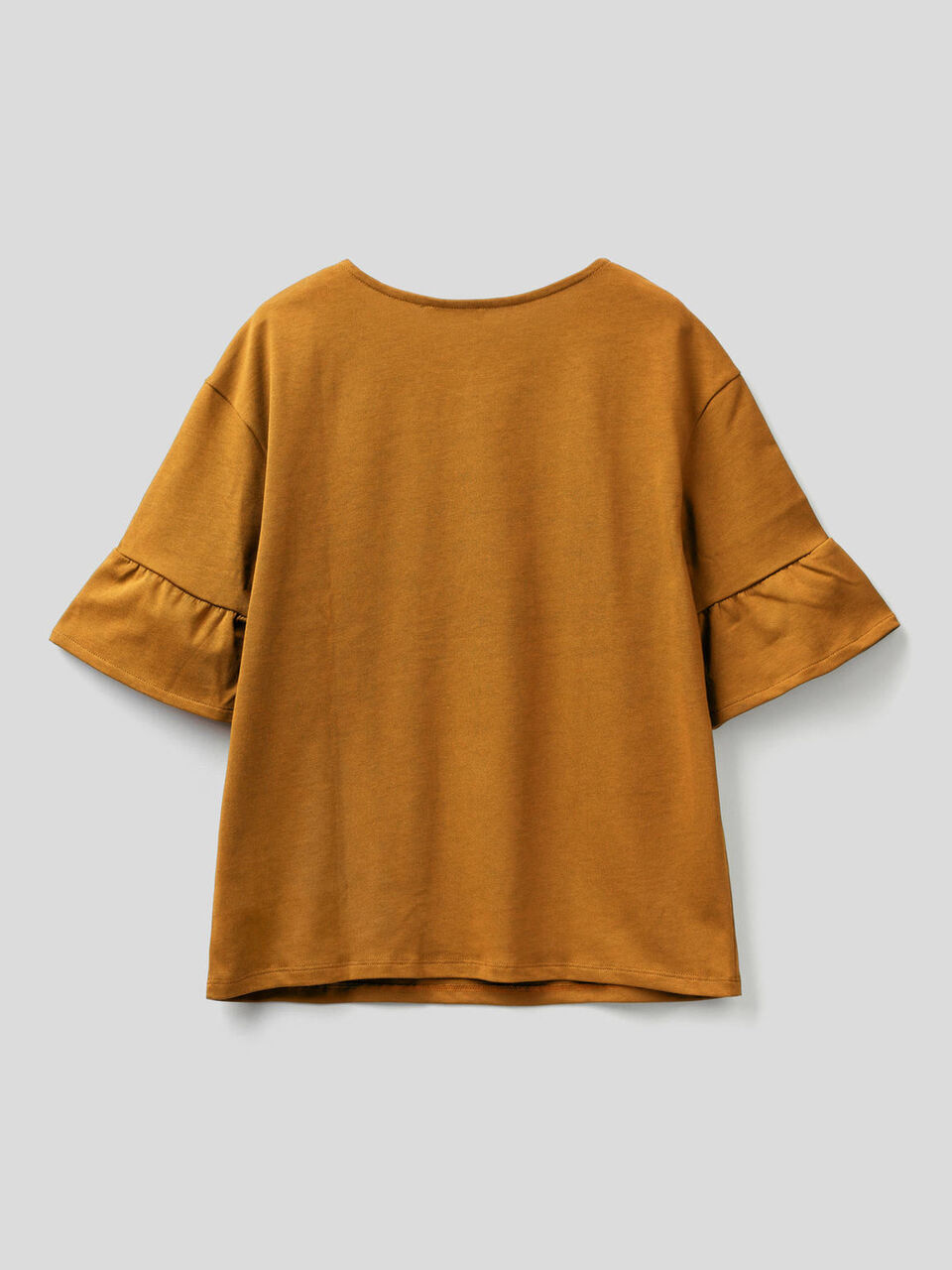 T-shirt con manica corta a volant image number 2