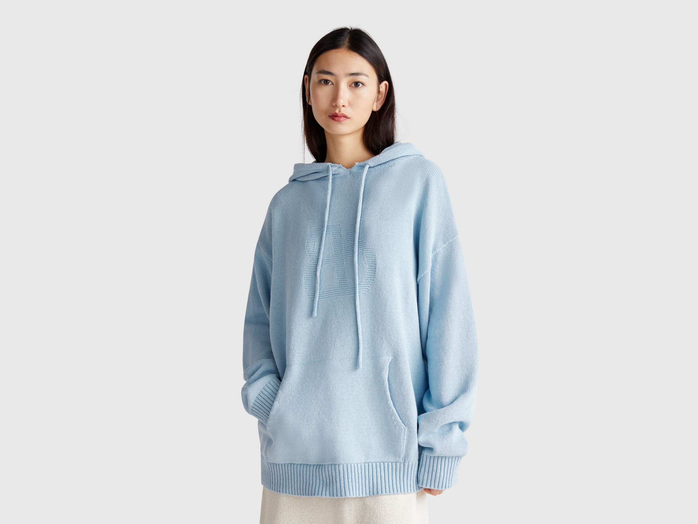 SWEATER W/HOOD Damen image number 0