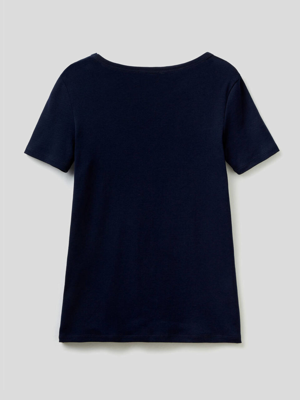 T-shirt 100% cotone con stampa logo glitter image number 2
