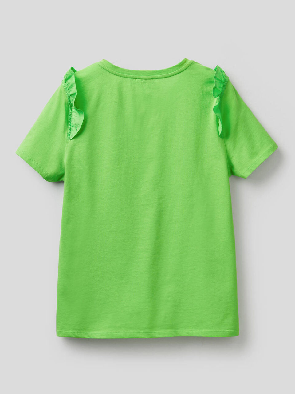 T-shirt 100% cotone con rouches image number 2