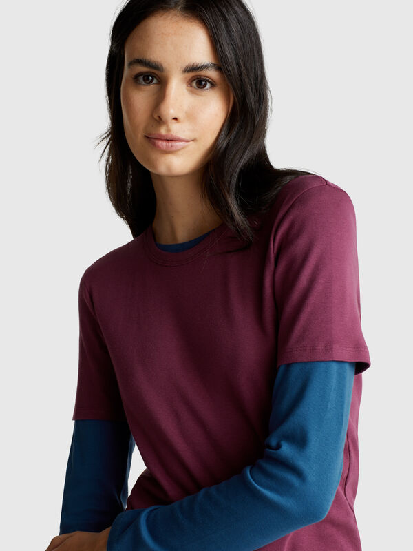 T-Shirt mit normaler Passform Damen