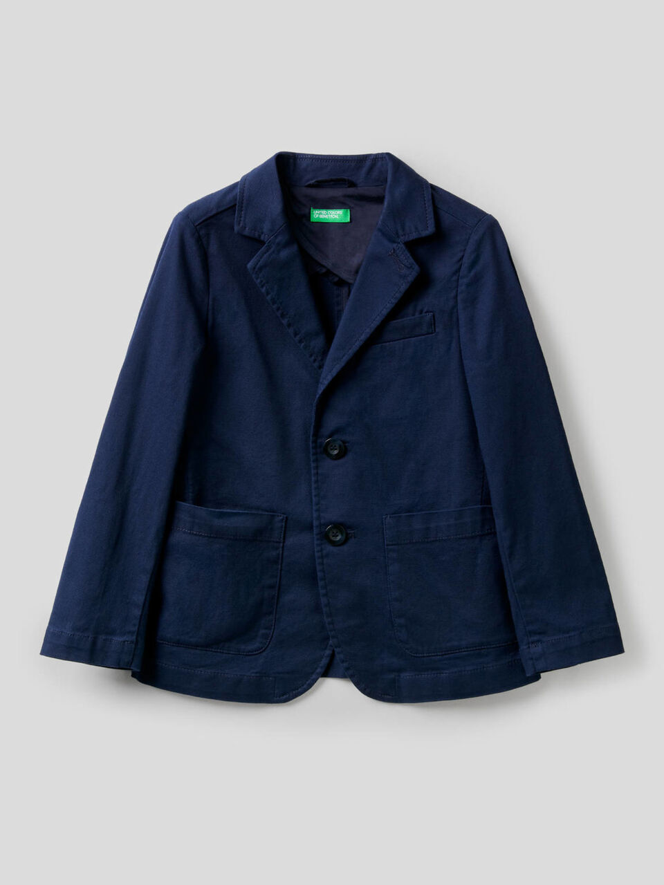 Blazer en coton stretch image number 1