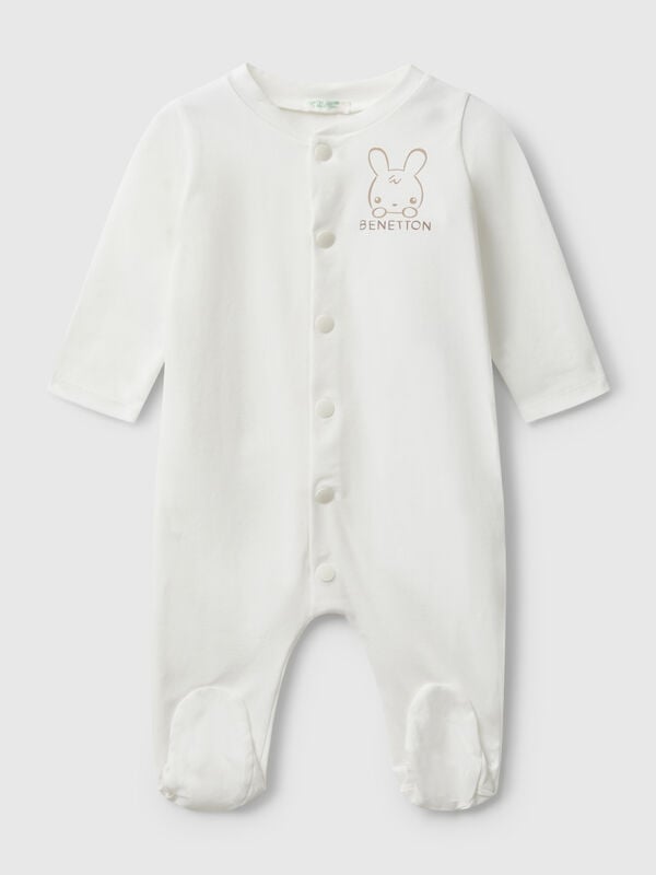 Onesie with bunny print New Born (0-18 months)