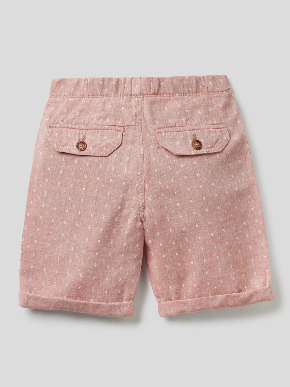 Bermuda in cotone misto lino image number 2
