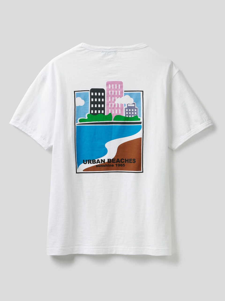 T-shirt en pur coton avec imprimé image number 2