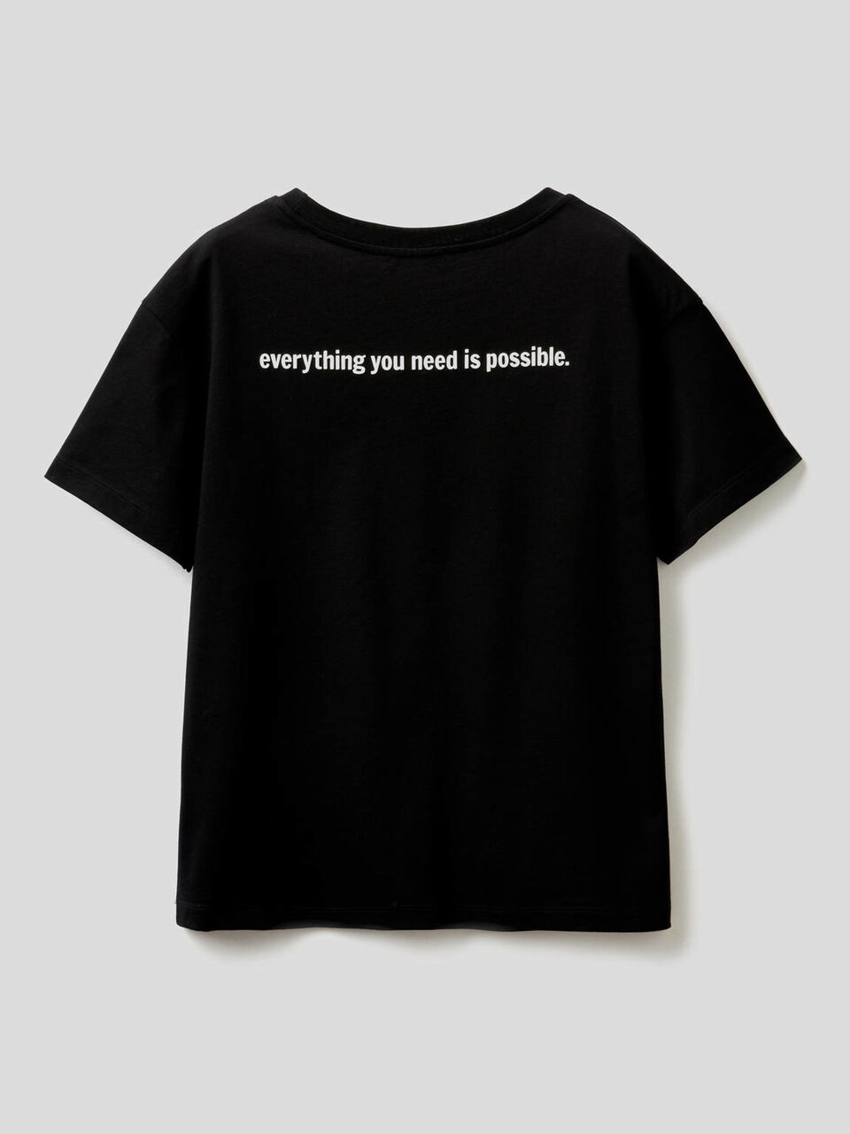 T-shirt 100% coton avec slogan imprimé image number 2