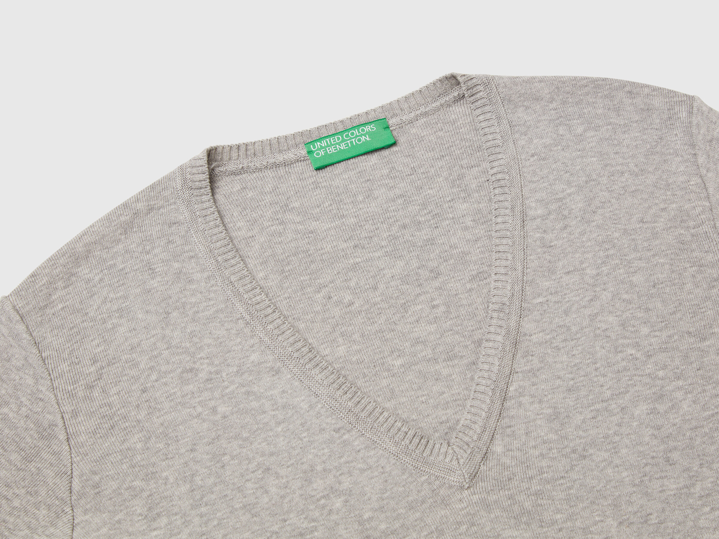 V NECK SWEATER L/S Femme image number 5