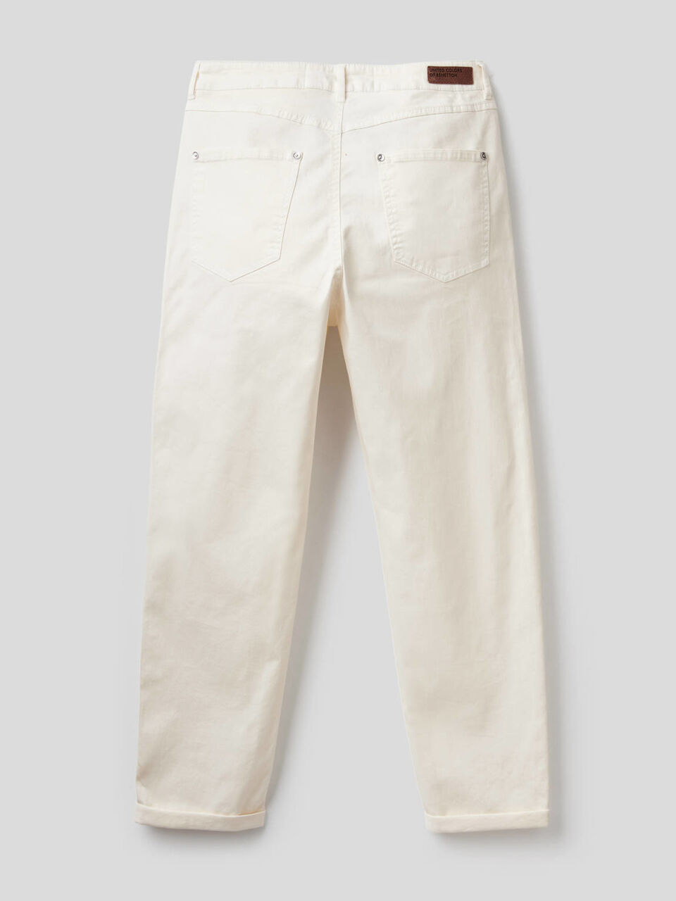 Boyfriend-Hose aus stretchiger Baumwolle image number 2