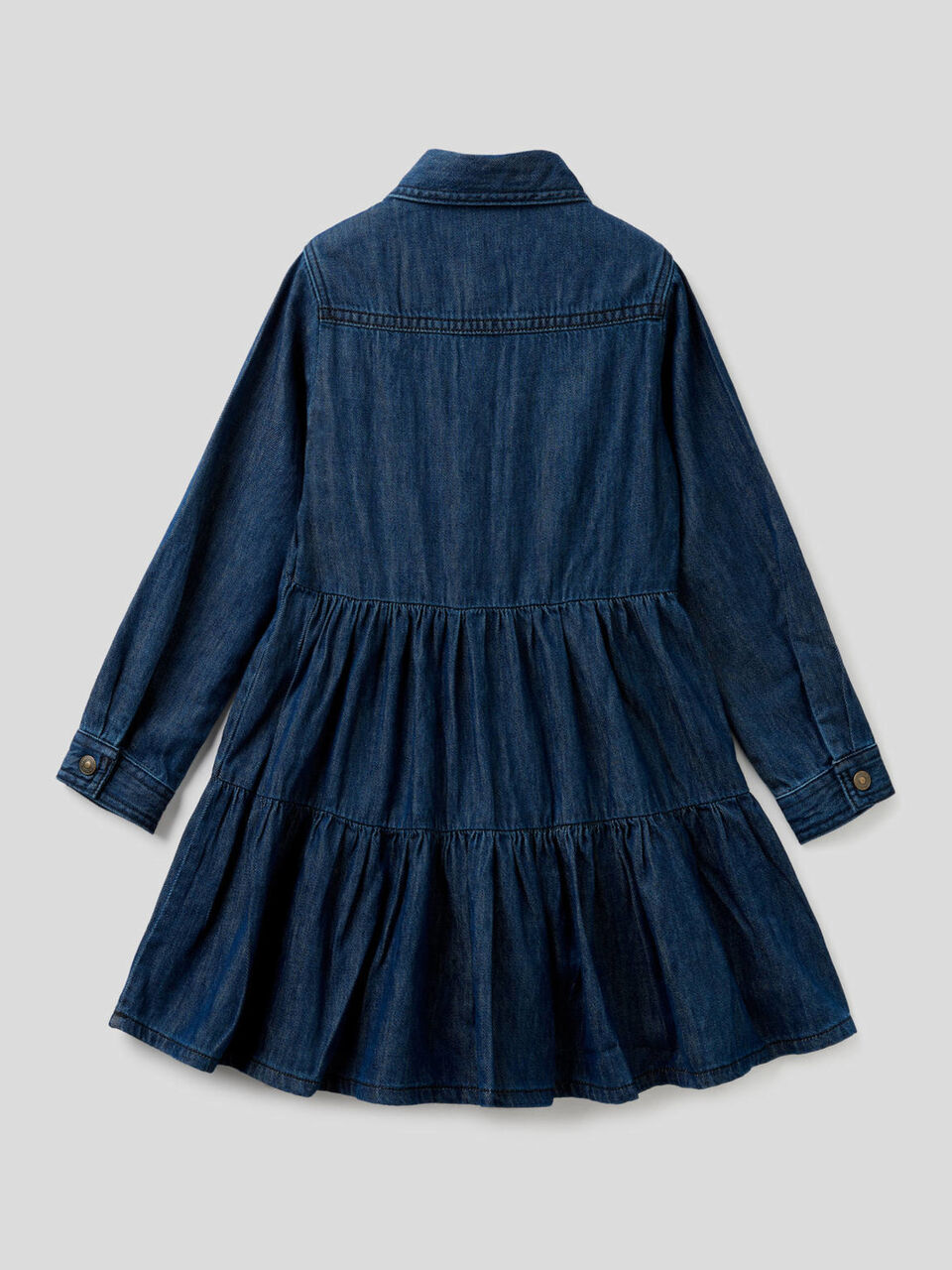 Robe en jeans avec volants image number 2