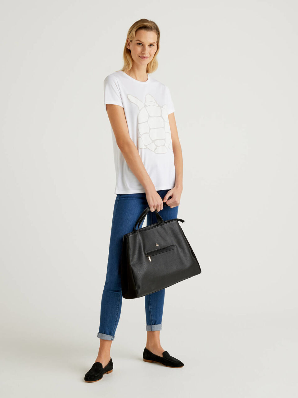 Shopping bag con doppio scomparto image number 2