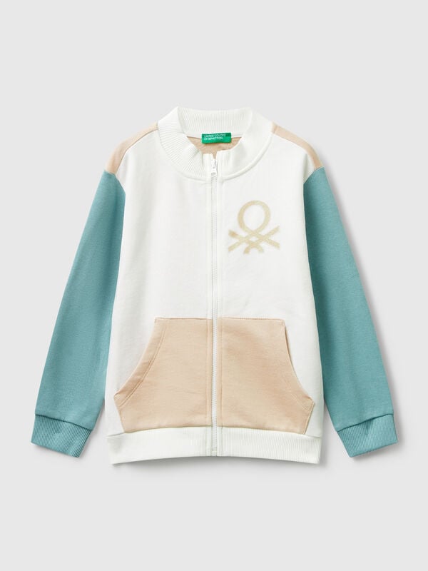 Sweatshirt mit Glitzer-Print Mädchen