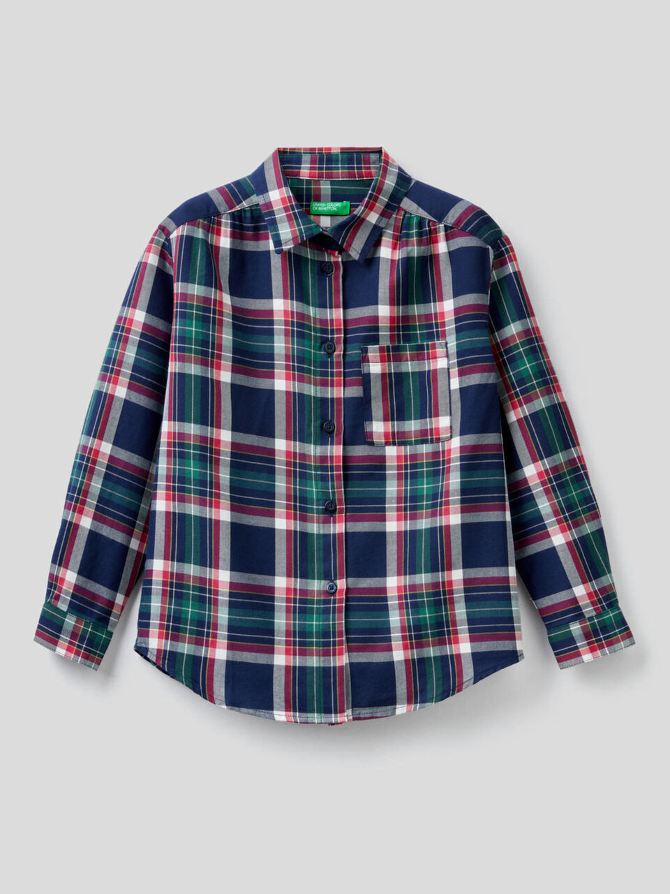 Check shirt in cotton blend image number 1