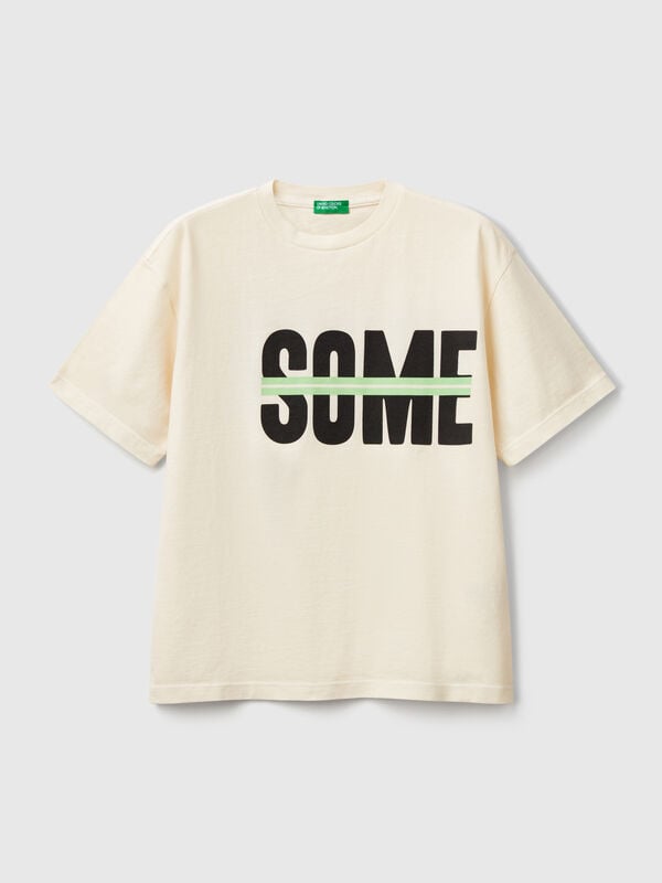 T-shirt with print on front and back Junior Boy