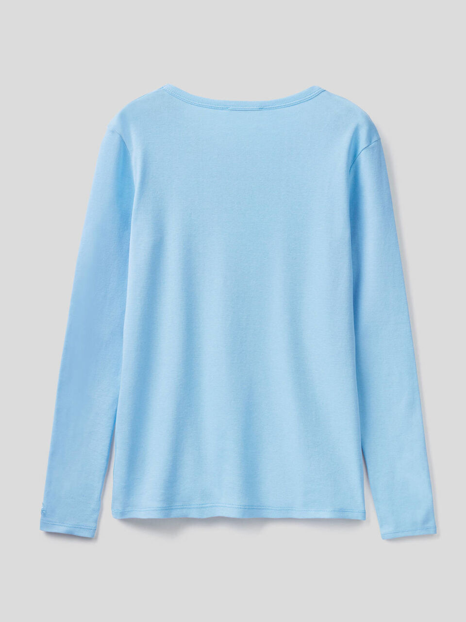 Long sleeve pure cotton t-shirt image number 2