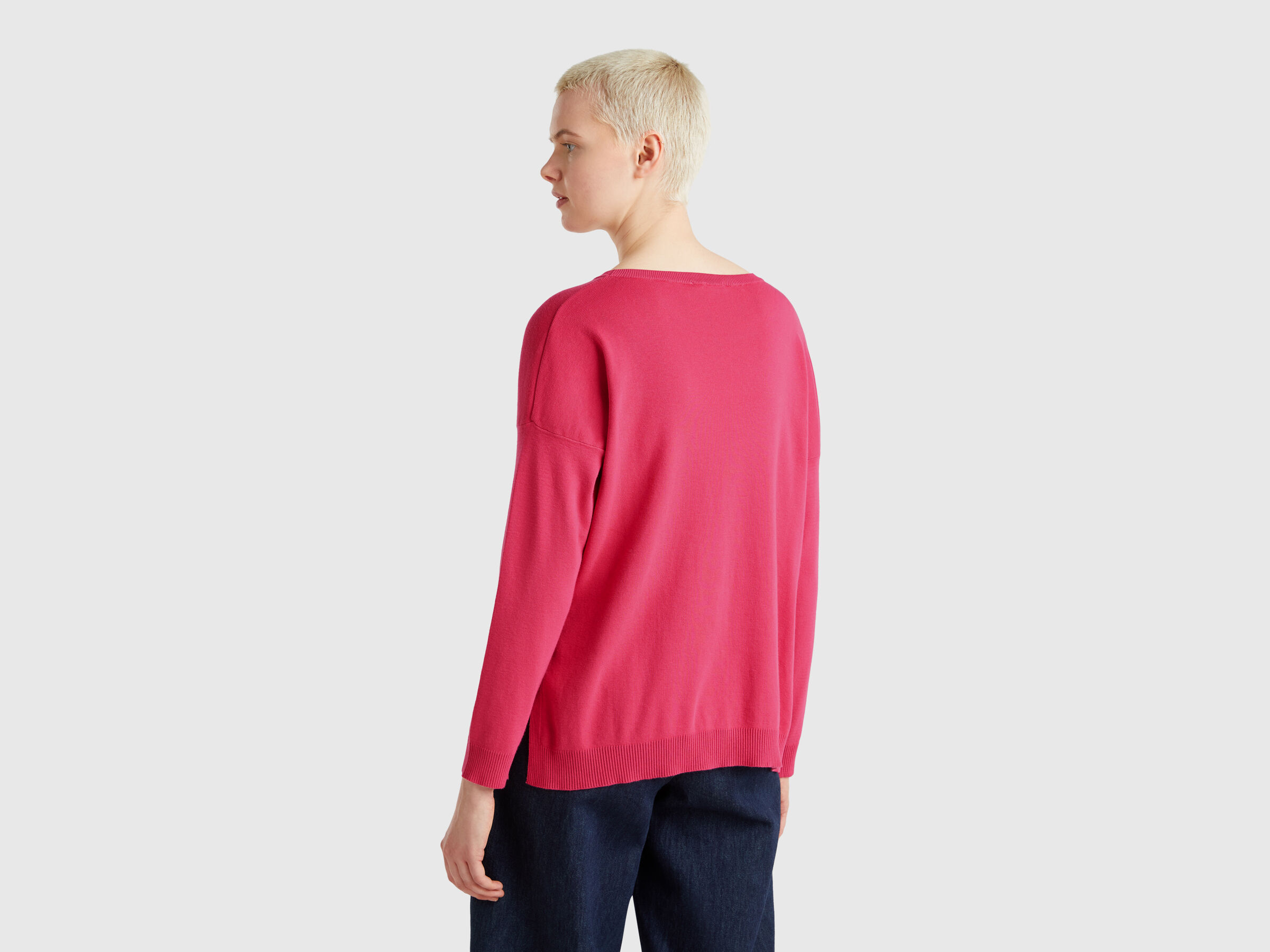 BOAT-NECK SWEAT.L/S Women image number 1